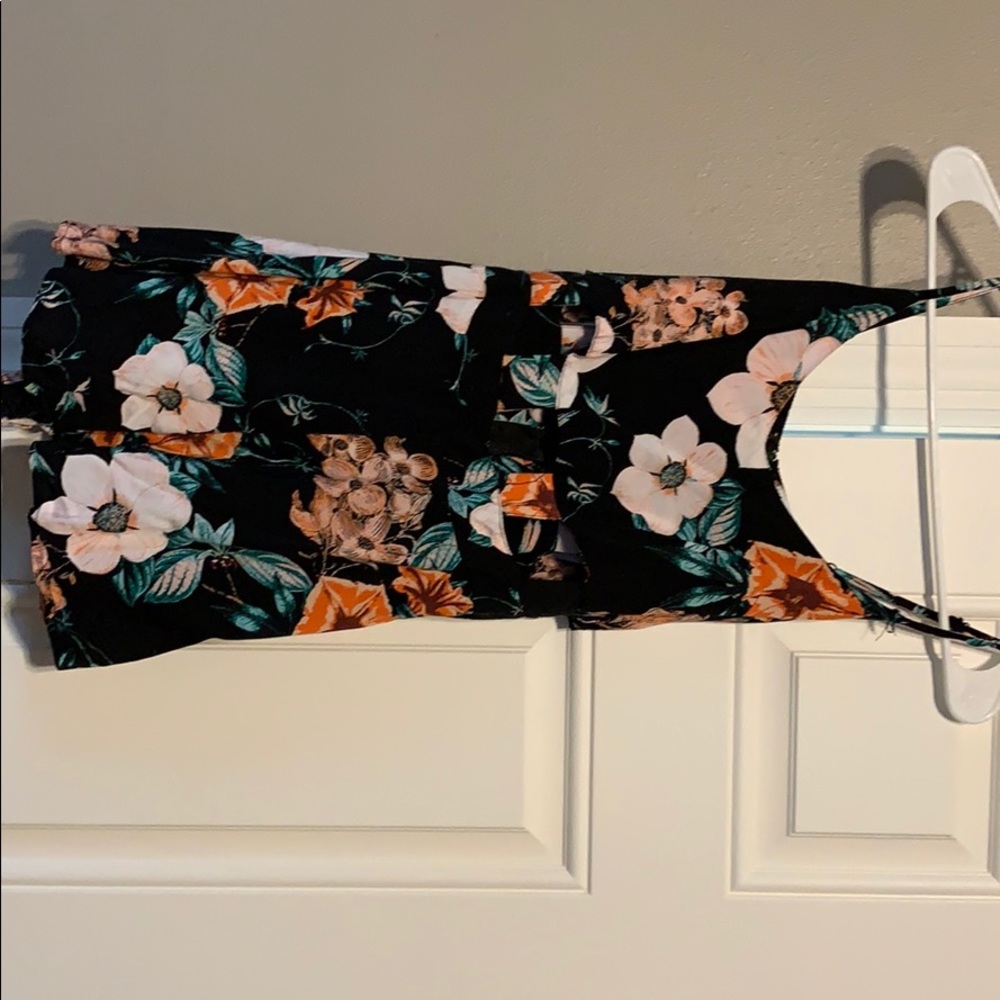 floral charlotte russe romper